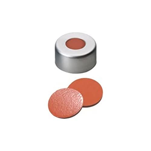 neochrom Magnetische Bördelkappe, 3mm Tan Teflon/Silikon, Blau, 20mm Öffnung, 100 Stück von neochrom