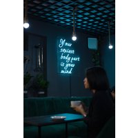 Dein Sexiest Body Part Is Your Mind - Led Neon Sign, Custom Neon, Light, Schlafzimmer Und Home Gym Beliebte Sign Light von neonlampochkin