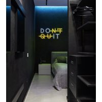 Don't Quit Turnschild, Neon Schild Schlafzimmer, Personalisiertes Logo Wanddekoration, Led Schild, Gartenschild Namen, Motivation von neonlampochkin