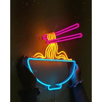 Japan Food Ramen Led Schild Nudeln Suppe Home Asian Kitchen Decor Custom Wall Neon Kochen Dekor Personalisiert Bar Interior Licht von neonlampochkin