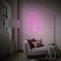 Lady| Led Neon Schild Schlafzimmer Und Home Gym Light| Pop Custom Licht Wand Dekor Frau Körper| Körper von neonlampochkin