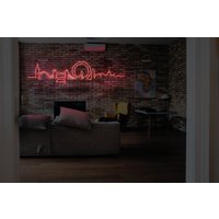 London Skyline Neon Schild Für Bar, Zuhause, Schlafzimmer, Café, Restaurant, Büro Wohnzimmer von neonlampochkin