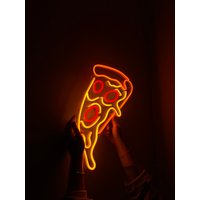 Pizza Neon Schild| Led Pizza| Cafe Dekor|Gaststätte Deko - Schild, Schild von neonlampochkin