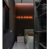 Warum So Ernst - Neon Schild, Wand-Neon, Custom Wanddeko, Geschenk Café Wand Dekor, Schlafzimmer Home Wall Dekor von neonlampochkin