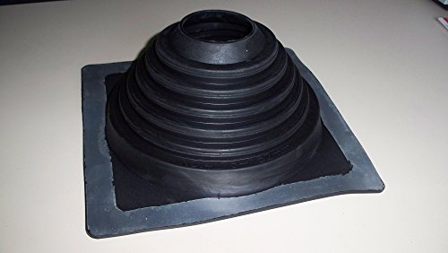 Rohrmanschette aus EPDM Gr. 4 76-152 mm Gummimanschette für Rohrdurchführungen, Durchbrüche, Trapezblech, Blechdachpfannen, Dachdurchführung von nes