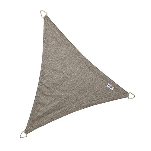 nesling Coolfit Sonnensegel (Dreieck 3,6m x 3,6m x 3,6m, Anthrazit) Sonnenschutz, Wasser und Wind durchlässig, UV-beständig von nesling