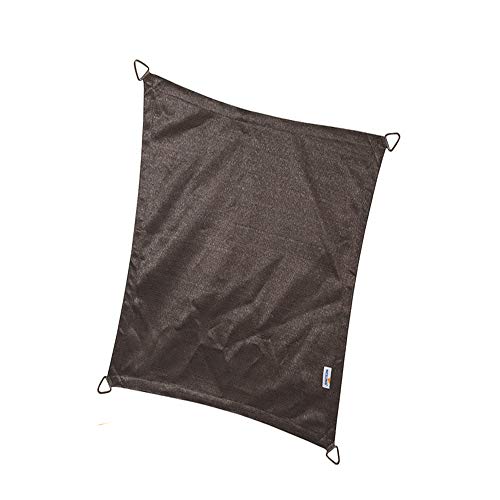 nesling Coolfit Sonnensegel (Rechteck 3,0m x 4,0m x 3,0m x 4,0m, Anthrazit) Sonnenschutz, Wasser und Wind durchlässig, UV-beständig von nesling