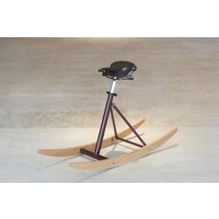 Schaukelhocker Schockel Dunkelrot/Burgund von nestgestaltung