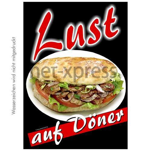 Döner-Plakat, Werbeplakat Plakat Werbeplakate Motiv Vorlage Druck, Ausführung:Schaufensteraufkleber DIN A1 Döner-Plakat, Werbeplakat Plakat Werbeplakate Motiv Vorlage Druck, Ausführung:Schaufensteraufkleber DIN A1 von net-xpress
