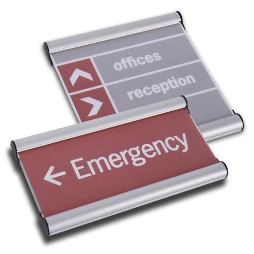 Türschild Hinweisschild 155 x 155mm Schild Büroschild Alu von net-xpress