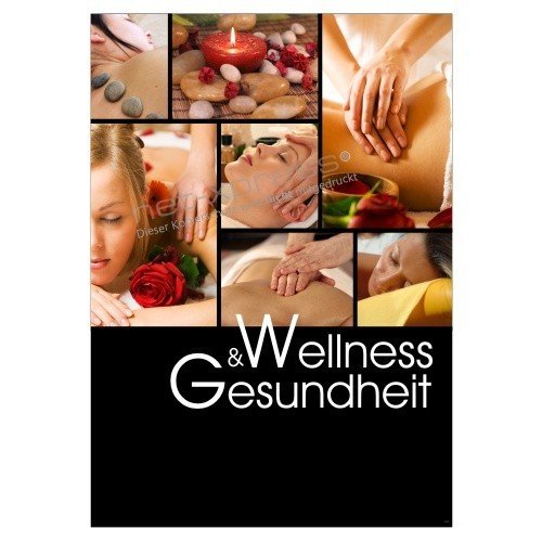 net-xpress Plakat Wellness und Gesundheit A1, Werbeplakat Poster Beauty Massage von net-xpress