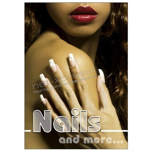 net-xpress Poster Naildesign DIN A1, Werbeplakat Plakat Nagelstudio Nageldesign von net-xpress