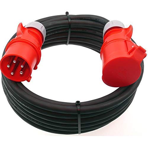 10m CEE Adapterkabel 16A PCE Stecker auf 32A Dose 5G2,5 H07RN-F von netbote24