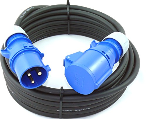 netbote24 CEE Verlängerung H07RN-F 3G4 3x4 PCE 32A IP44 40m - Blau von netbote24