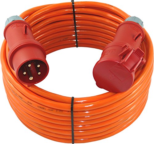 CEE PUR Verlängerung H07BQ-F 5G2,5 5x2,5 16A MENNEKES Phasenwender 25m von netbote24