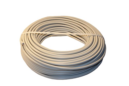 Mantelleitung Installationsleitung NYM-J 3x1,5² PVC grau 5-50m (25m) von netbote24