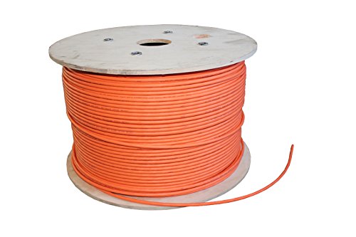 netbote24 50 m Verlegekabel LAN-Kabel Cat7 FACAB dataline 1000 MHz STP Orange von netbote24