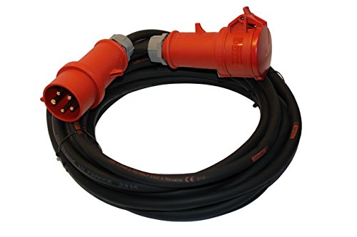 netbote24 Profi CEE Starkstrom Verlängerungskabel 5x2,5mm² H07RN-F TITANEX Kabel mit MENNEKES Steckern 32A IP44 (30m) von netbote24