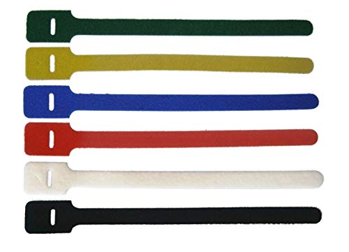 10 x Klettbinder 13x325mm extrem langlebig und UV beständig, Farbe:Schwarz von NETPROSHOP