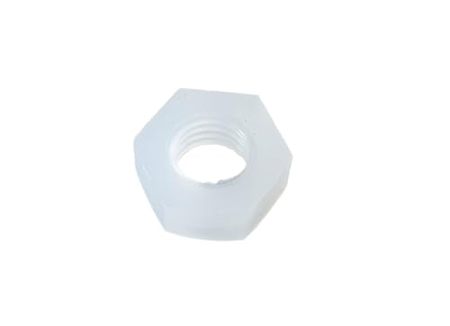 netproshop 10 x Kunststoff Mutter M3 natur von NETPROSHOP