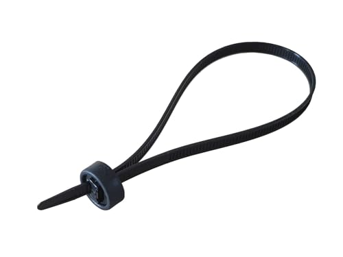 Kabelbinder schwarz für Einlochmontage, Chassis Kabelbinder Auswahl: Größe, Menge, Menge:50 Stueck, Größe1:6.2 mm x 304 mm von NETPROSHOP