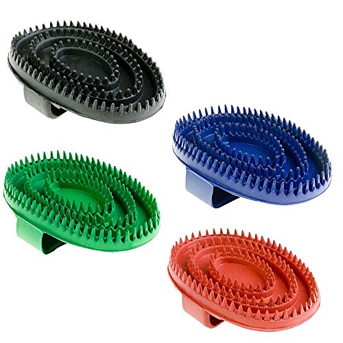 netproshop Gummistriegel Bürste zur Entfernung von losen Fellhaaren bei Pferd Katze Hund, Farbe:Blau, Groesse:M netproshop Gummistriegel Bürste zur Entfernung von losen Fellhaaren bei Pferd Katze Hund, Farbe:Blau, Groesse:M von NETPROSHOP