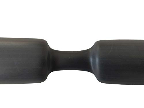 netproshop Schrumpfschlauch mit Kleber 4,8mm schwarz (3:1) Wasserdicht (1,2 Meter) von NETPROSHOP