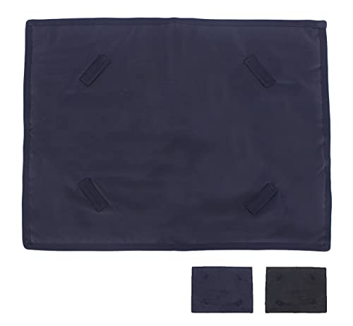 netproshop Turnout Bauchlatz für Pferdedecken Gr. 125-165 200gr Füllung mit Kreuzbegurtung, Groesse:M, Farbe:Dunkelblau von NETPROSHOP