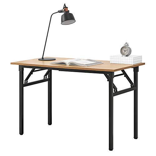 [neu.Haus] Klapptisch - 120 x 60 x 75-76,4cm Schreibtisch Bürotisch Computertisch Tisch Klappbar Buche/Schwarz von Neuhaus