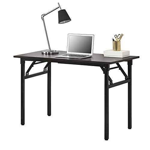 [neu.Haus] Klapptisch - 120 x 60 x 75-76,4cm Schreibtisch Bürotisch Computertisch Tisch Klappbar Dunkelbraun von Neuhaus
