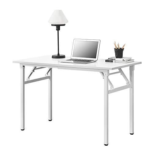 [neu.haus] Klapptisch - 120 x 60 x 75-76,4cm Schreibtisch Bürotisch Computertisch Tisch Klappbar Weiß von [neu.haus]