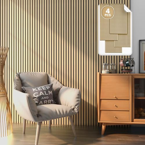 NEU.HOLZ Akustikpaneele Holz - Schalldämmung Wandpaneele in Holzoptik Eiche - Schallschutz Akustikplatten Wandverkleidung innen - Schallabsorber Paneele für Wand & Decke - Holzpaneele Wand 2,88 m² NEU.HOLZ Akustikpaneele Holz - Schalldämmung Wandpaneele in Holzoptik Eiche - Schallschutz Akustikplatten Wandverkleidung innen - Schallabsorber Paneele für Wand & Decke - Holzpaneele Wand 2,88 m² von neu.holz