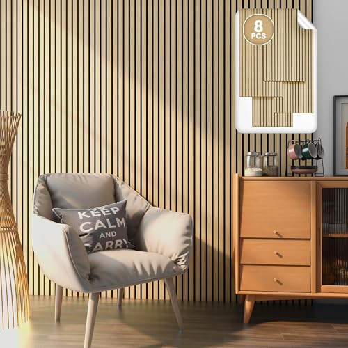 NEU.HOLZ Akustikpaneele Holz - Schalldämmung Wandpaneele in Holzoptik Eiche - Schallschutz Akustikplatten Wandverkleidung innen - Schallabsorber Paneele für Wand & Decke - Holzpaneele Wand 5,76 m² NEU.HOLZ Akustikpaneele Holz - Schalldämmung Wandpaneele in Holzoptik Eiche - Schallschutz Akustikplatten Wandverkleidung innen - Schallabsorber Paneele für Wand & Decke - Holzpaneele Wand 5,76 m² von neu.holz