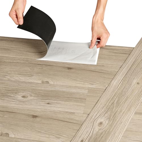 neu.holz Vinylboden Vanola Laminat Selbstklebend rutschfest Antiallergen Bodenbelag PVC-Platten 5,85 m² Italian Oak von neu.holz