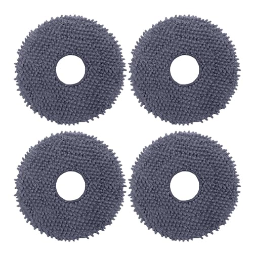 neutop Ersatz-Wischpads kompatibel mit Roborock Q Revo, Qrevo MaxV/S/Pro/Master/Slim/Edge/Curv/S5V/2R3W, QV 35A, QV 35S, Saros 10R Roboter-Staubsauger-Teile-Zubehör, 4 Stück. von neutop