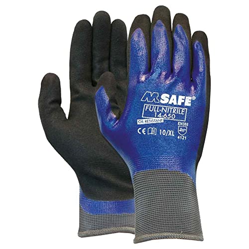 neutrale Produktlinie WerkzeugHERO Handschuh M-Safe 14-650 Nitril Gr.10 vollbeschichtet (12 Paar) von neutrale Produktlinie