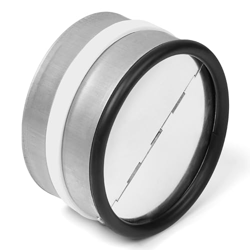 neverest® RKI Rückstauklappe 100 mm Einschub Rückschlagklappe Verzinkter Stahl mit Dichtgummi Alu Klappen von neverest
