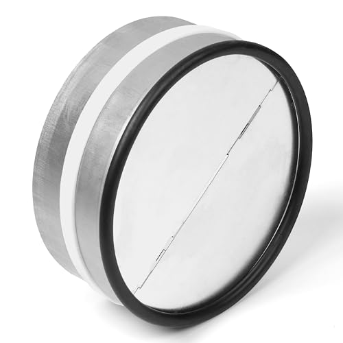 neverest® RKI Rückstauklappe 200 mm Einschub Rückschlagklappe Verzinkter Stahl mit Dichtgummi Alu Klappen von neverest