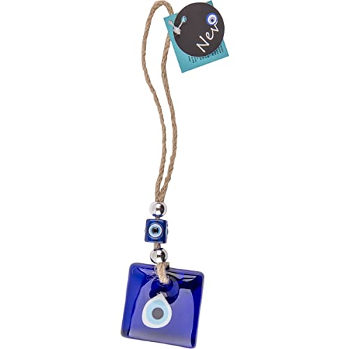 nevfactory Nev Nazar Boncuk Evil Eye Mini Wanddeko - Handgefertigter Mystischer Glücksbringer mit Türkischem Auge aus Glas von nevfactory