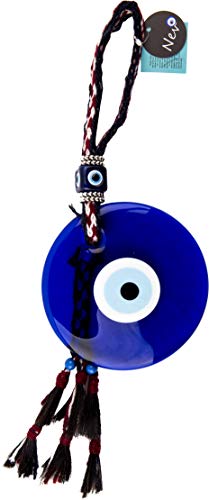 nevfactory Nev Nazar Boncuk Evil Eye Wanddeko - Handgefertigter Glücksbringer mit Türkischem Auge aus Glas von nevfactory