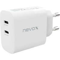 nevox 40W Dual Ladeadapter weiß, 45 Watt nevox 40W Dual Ladeadapter weiß, 45 Watt von nevox