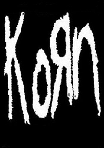 Bioworld Korn Flagge - Band Logo, Schwarz, 75 x 110 cm, Unisex, Innen, Außen von Bioworld