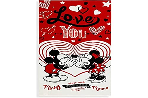 New Discount Strandtuch oder Badetuch Mickey und Minnie Love von New Discount