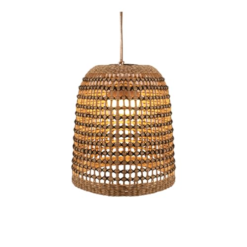 newgarden Positano Outdoor- und Pendelleuchte, tragbar, kabellos, 900 Lumen, LED, warm, 3000 K, aus Naturfasern, mit wiederaufladbarem Akku, ohne Installation von newgarden