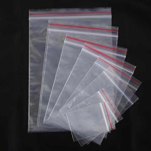 newlng 600pcs kleine Zipper verschluss tüten 5cmX7cm Wiederverschliessbar Plastikbeutel Verschließbar Tütchen Polybeutel mit Druckverschluß Kleine(Erhältlich in Verschiedenen Größen) von newlng