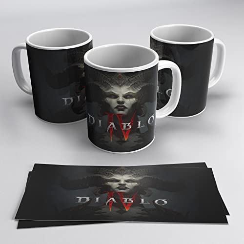 newseny Diablo 4 Keramiktasse für Fans der Diablo Saga Diablo IV 355 ml von newseny