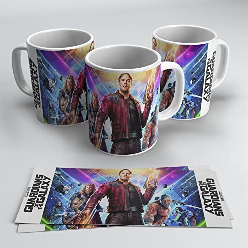 newseny Guardians of the Galaxy 3 Tasse - Geschenk für Marvel Guardians of the Galaxy Fans | Keramik 350 ml (alle) von newseny