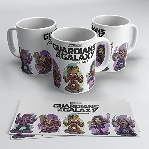 newseny Guardians of the Galaxy Vol. 3 - Für Fans der Guardians of the Galaxy, Keramik, 350 ml von newseny