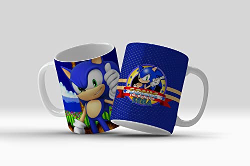 newseny Sonic und seine Freunde Ceramica Tasse 320 ml - Sonic Sega (Sonic) von newseny