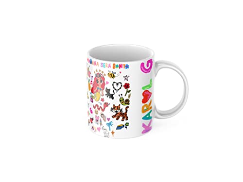 newseny Tasse Karol G Morgen Süße Provence TQG - Geschenk für Karol G Merchandising Fans (Karol G - Medium mit doppeltem Namen) von newseny